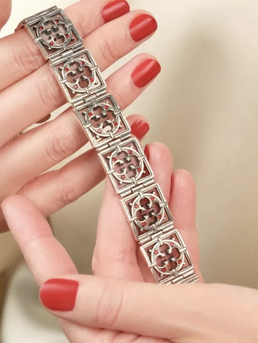 Etalon Jenavi-Russian Silver Gothic-Style Bracelet